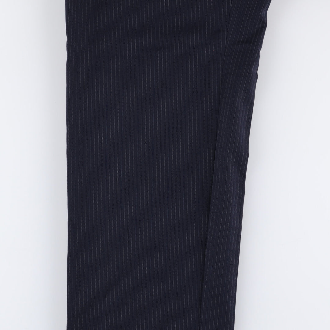 Calvin Klein Stripe Pattern Slacks Pants Men's W32 unclear navy blue type Vintage Second Hand