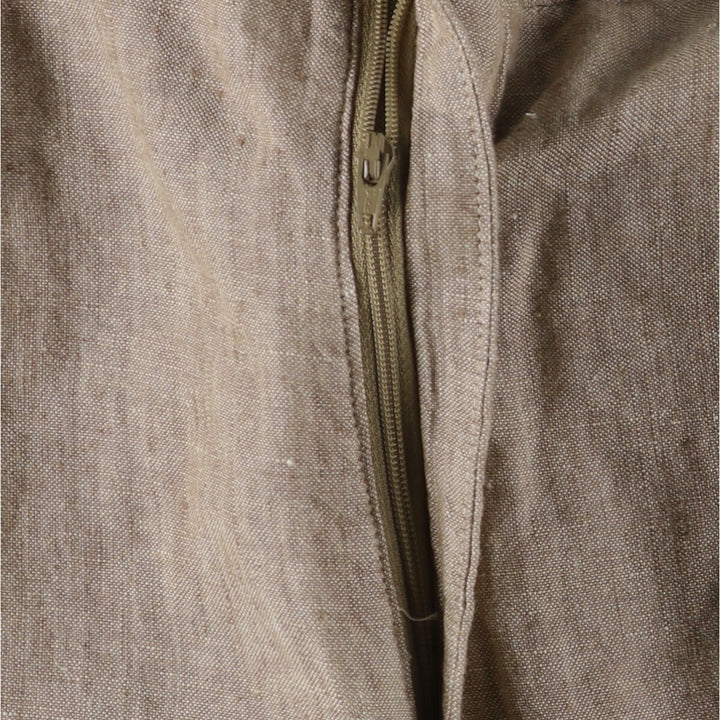 2000'S Orvis linen pants, men's size W36 linen brown type Vintage Second Hand
