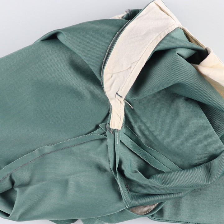 Vintage men's flare pants, size W34 unclear Emerald green Vintage Second Hand