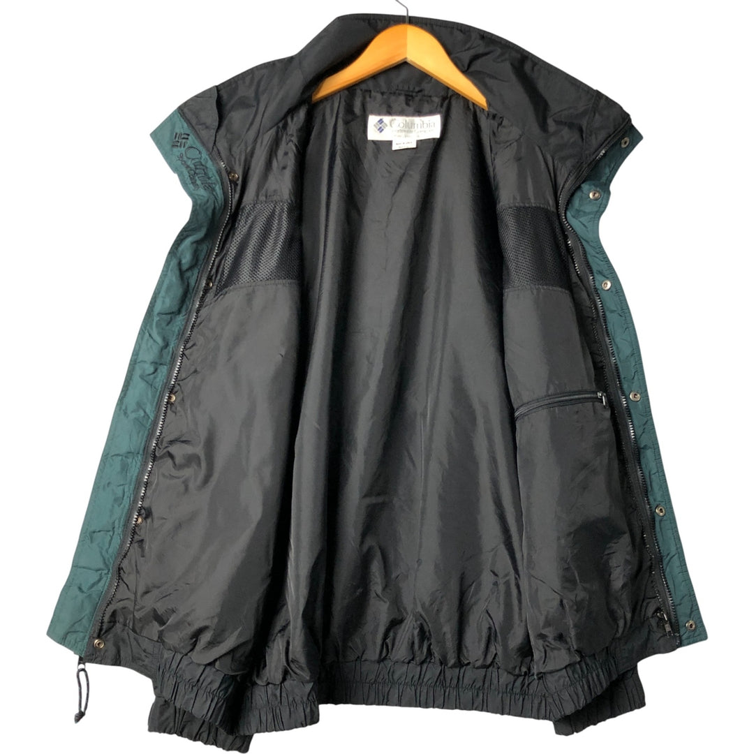90'S Columbia WinterGame Mountain Jacket, White Tag, Men's Size L, Vintage Shell Jacket Nylon black type Vintage Second Hand
