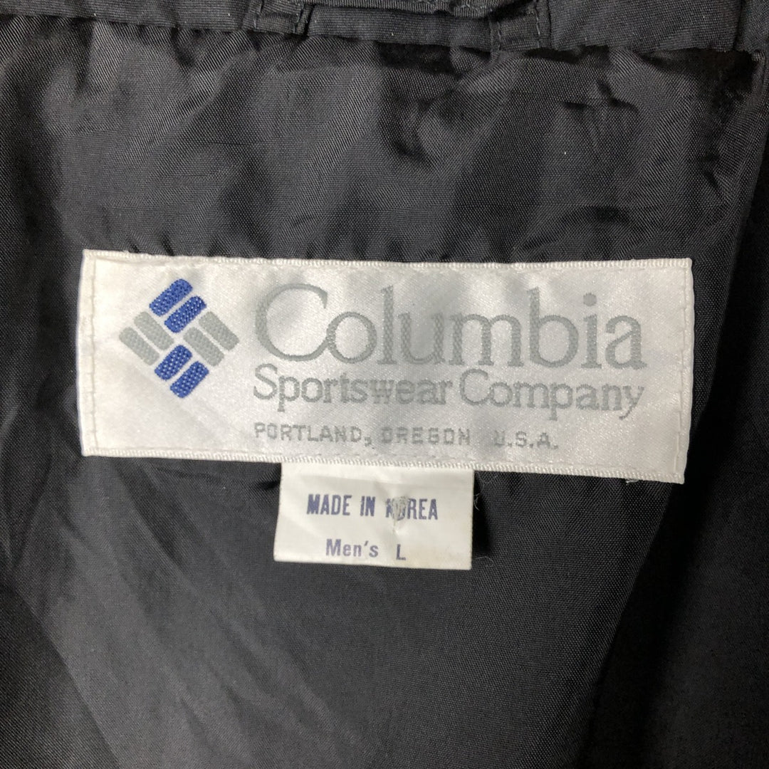 90'S Columbia WinterGame Mountain Jacket, White Tag, Men's Size L, Vintage Shell Jacket Nylon black type Vintage Second Hand