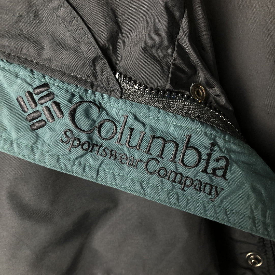 90'S Columbia WinterGame Mountain Jacket, White Tag, Men's Size L, Vintage Shell Jacket Nylon black type Vintage Second Hand