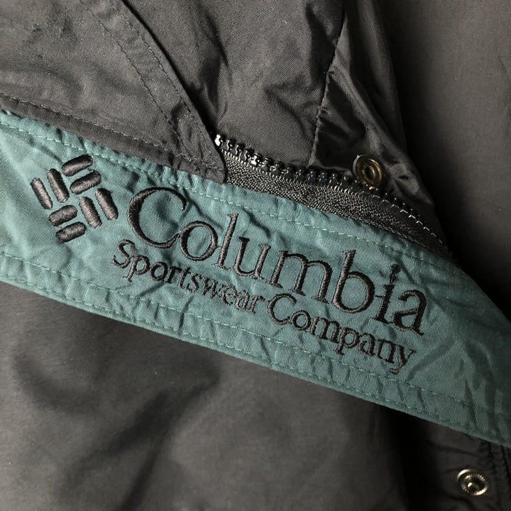 90'S Columbia WinterGame Mountain Jacket, White Tag, Men's Size L, Vintage Shell Jacket Nylon black type Vintage Second Hand