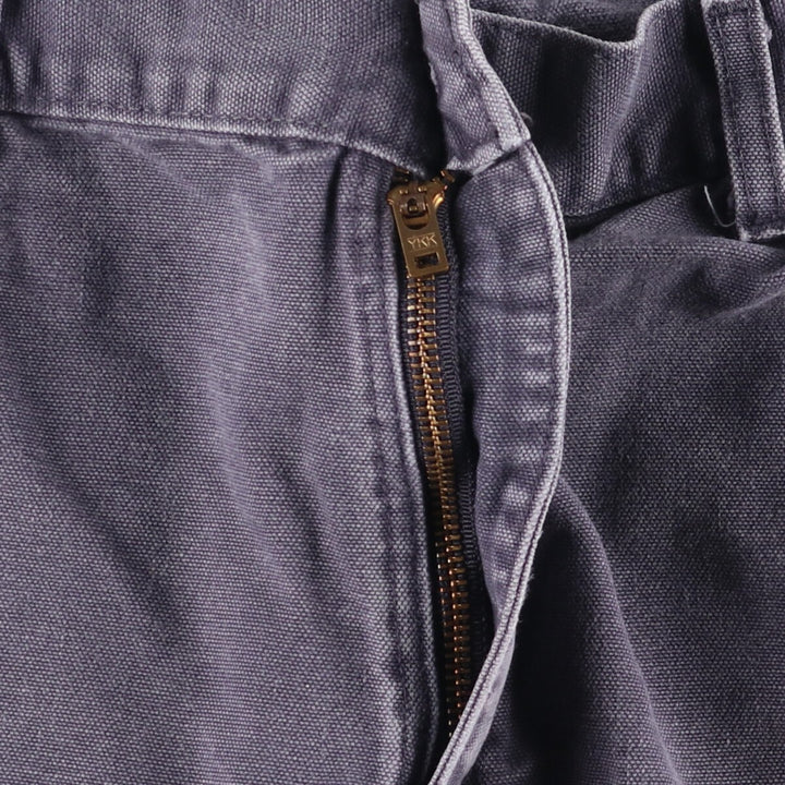 00'S Carhartt Dungaree Fit Duck Painter Pants Men's W35 equivalent cotton Charcoal Vintage Second Hand