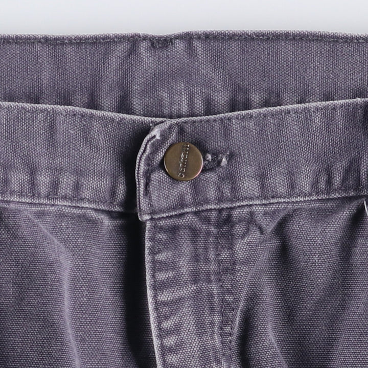 00'S Carhartt Dungaree Fit Duck Painter Pants Men's W35 equivalent cotton Charcoal Vintage Second Hand
