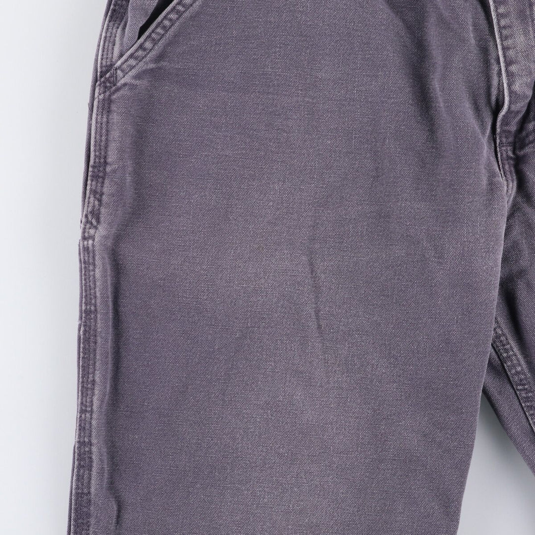 00'S Carhartt Dungaree Fit Duck Painter Pants Men's W35 equivalent cotton Charcoal Vintage Second Hand