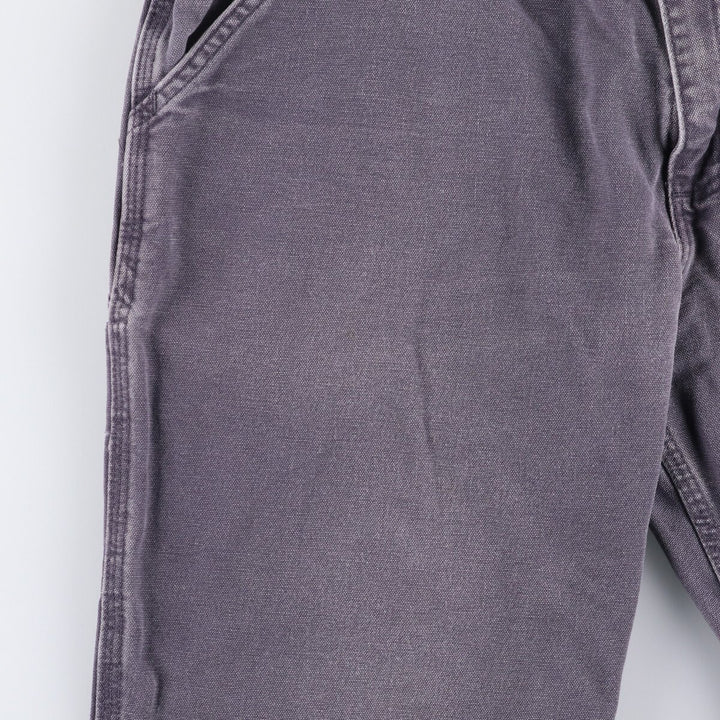 00'S Carhartt Dungaree Fit Duck Painter Pants Men's W35 equivalent cotton Charcoal Vintage Second Hand