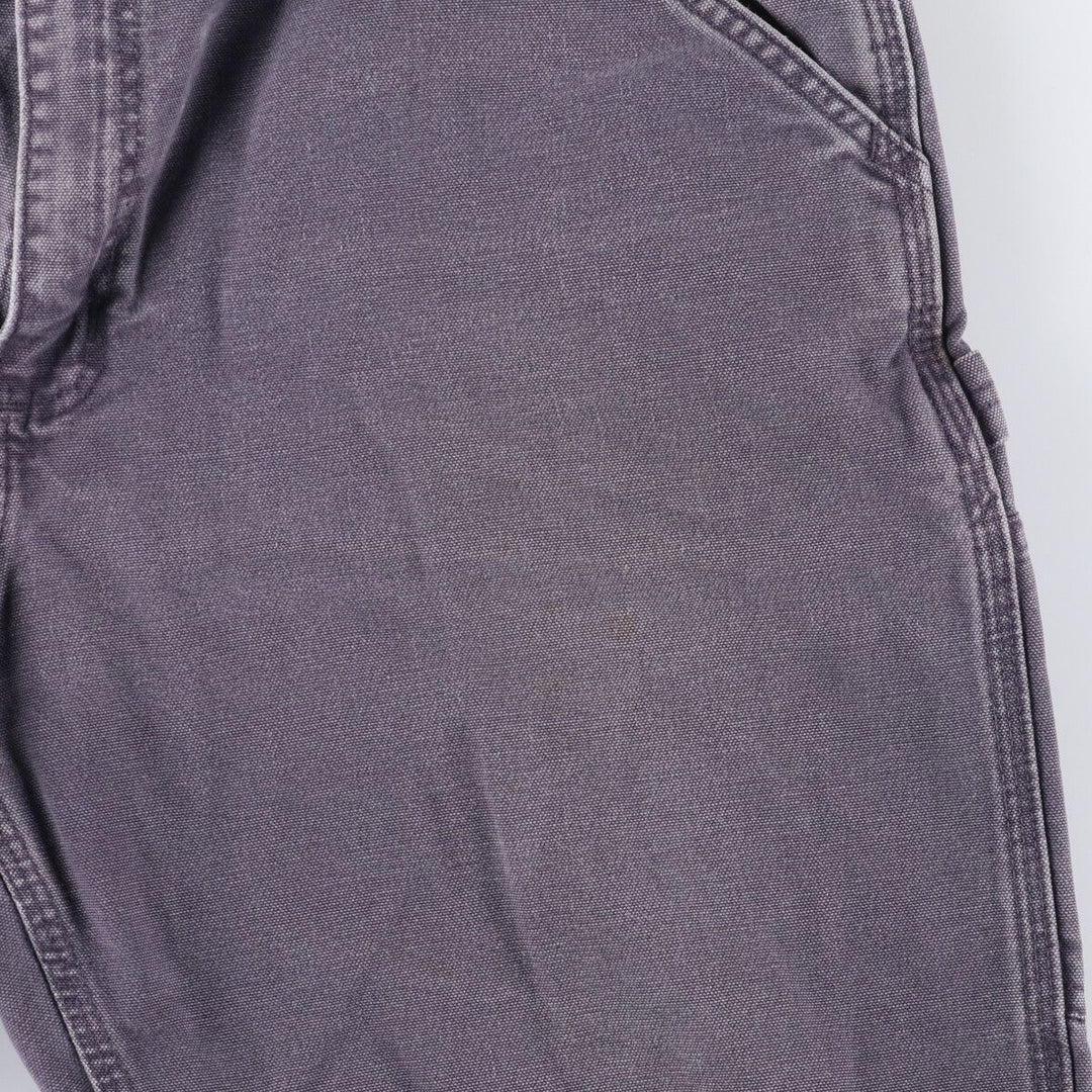00'S Carhartt Dungaree Fit Duck Painter Pants Men's W35 equivalent cotton Charcoal Vintage Second Hand
