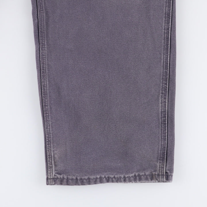 00'S Carhartt Dungaree Fit Duck Painter Pants Men's W35 equivalent cotton Charcoal Vintage Second Hand