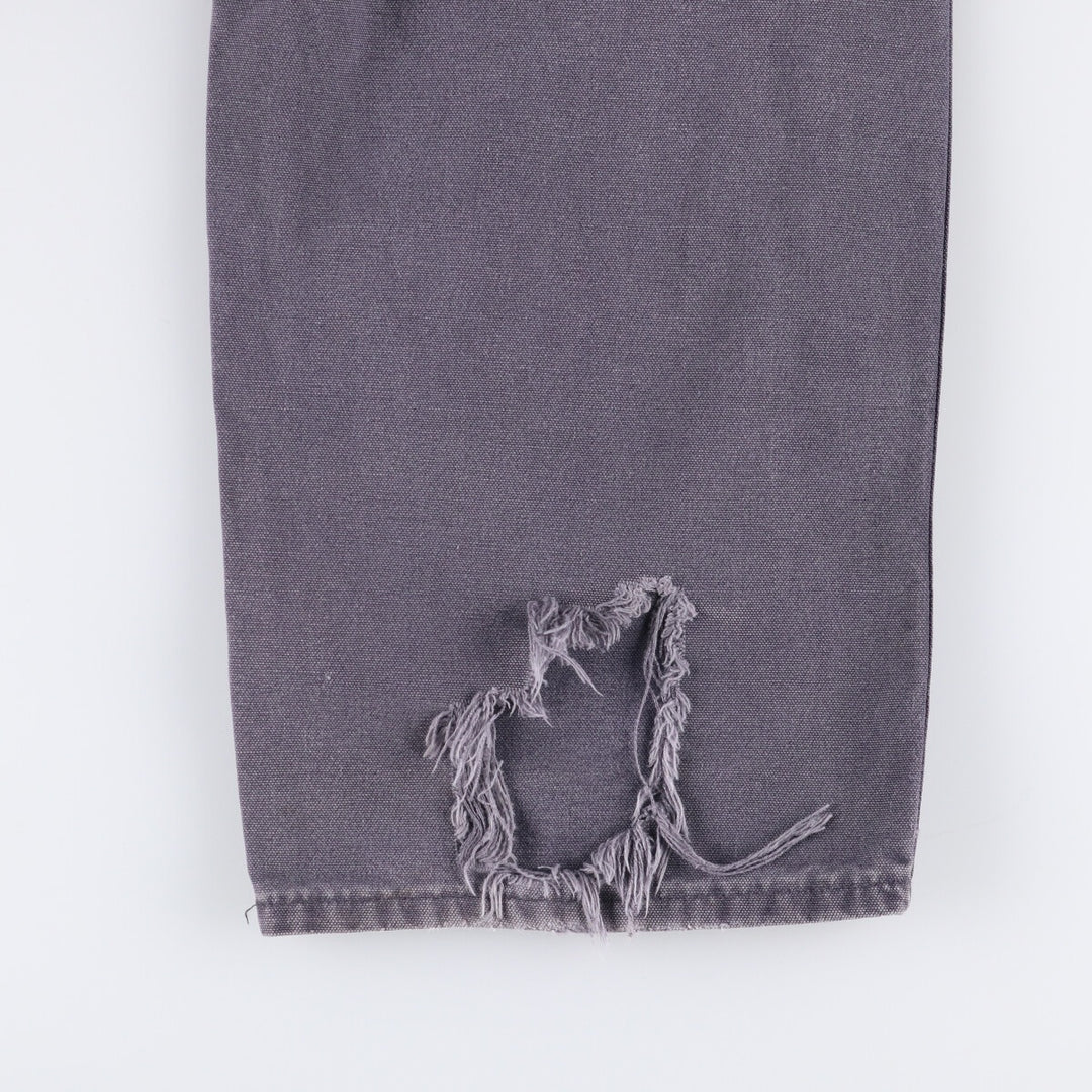 00'S Carhartt Dungaree Fit Duck Painter Pants Men's W35 equivalent cotton Charcoal Vintage Second Hand