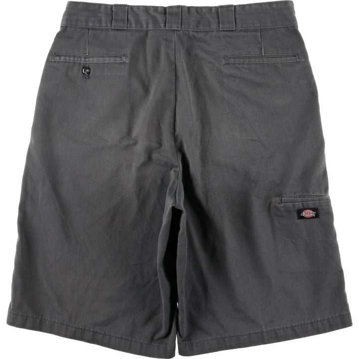 Dickies Loose Fit Work Shorts, Half Pants, Men's, W37 equivalent polyester gray type Vintage Second Hand