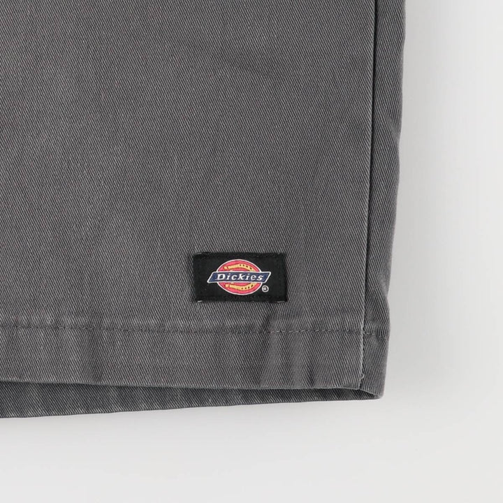 Dickies Loose Fit Work Shorts, Half Pants, Men's, W37 equivalent polyester gray type Vintage Second Hand