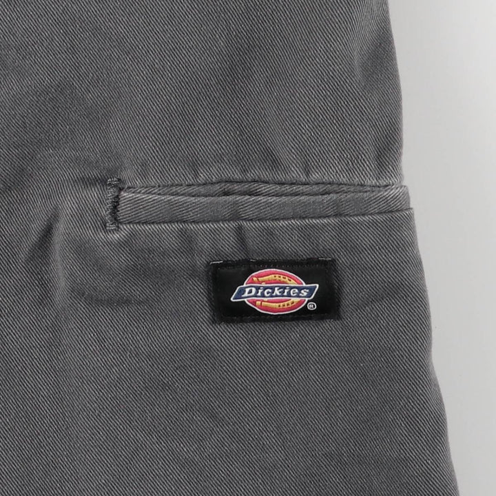 Dickies Loose Fit Work Shorts, Half Pants, Men's, W37 equivalent polyester gray type Vintage Second Hand