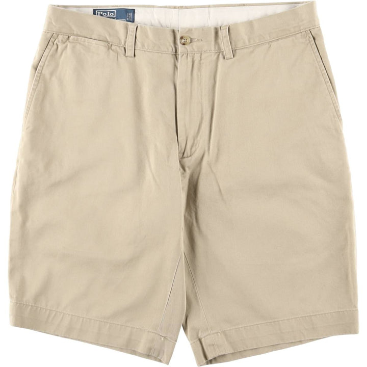 Ralph Lauren POLO by Ralph Lauren Chino Shorts, Men's, Size W35 cotton Beige type Vintage Second Hand