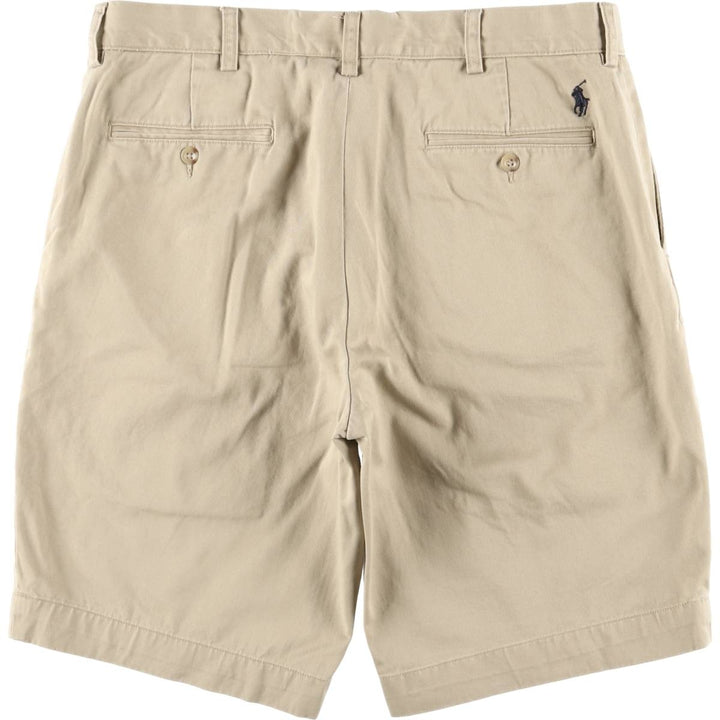 Ralph Lauren POLO by Ralph Lauren Chino Shorts, Men's, Size W35 cotton Beige type Vintage Second Hand