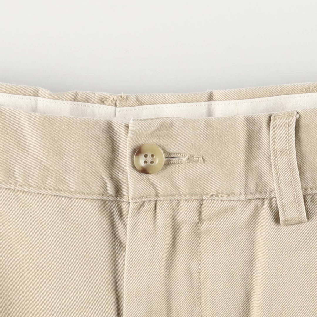 Ralph Lauren POLO by Ralph Lauren Chino Shorts, Men's, Size W35 cotton Beige type Vintage Second Hand