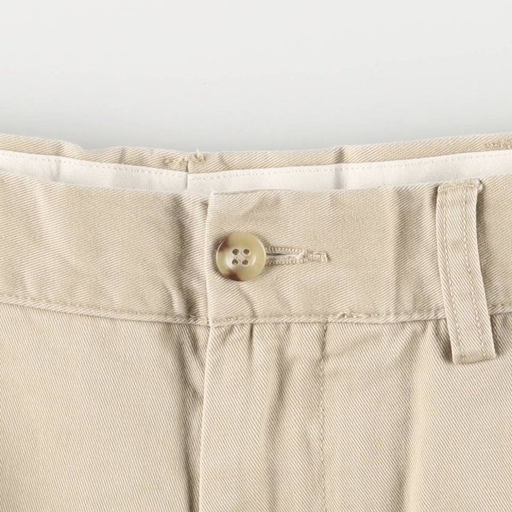 Ralph Lauren POLO by Ralph Lauren Chino Shorts, Men's, Size W35 cotton Beige type Vintage Second Hand
