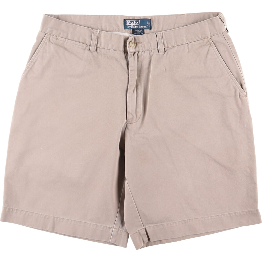 Ralph Lauren POLO by Ralph Lauren PROSPECT SHORT Chino shorts Short pants Men's W34 equivalent cotton Beige type Vintage Second Hand