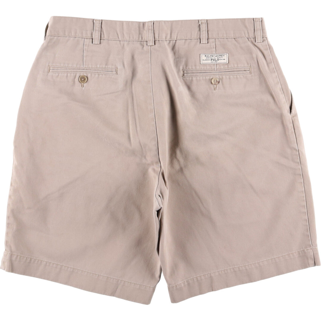 Ralph Lauren POLO by Ralph Lauren PROSPECT SHORT Chino shorts Short pants Men's W34 equivalent cotton Beige type Vintage Second Hand