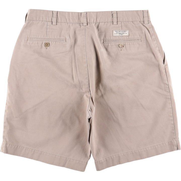 Ralph Lauren POLO by Ralph Lauren PROSPECT SHORT Chino shorts Short pants Men's W34 equivalent cotton Beige type Vintage Second Hand