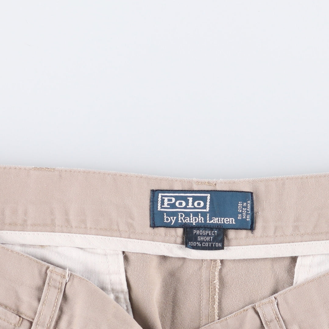 Ralph Lauren POLO by Ralph Lauren PROSPECT SHORT Chino shorts Short pants Men's W34 equivalent cotton Beige type Vintage Second Hand