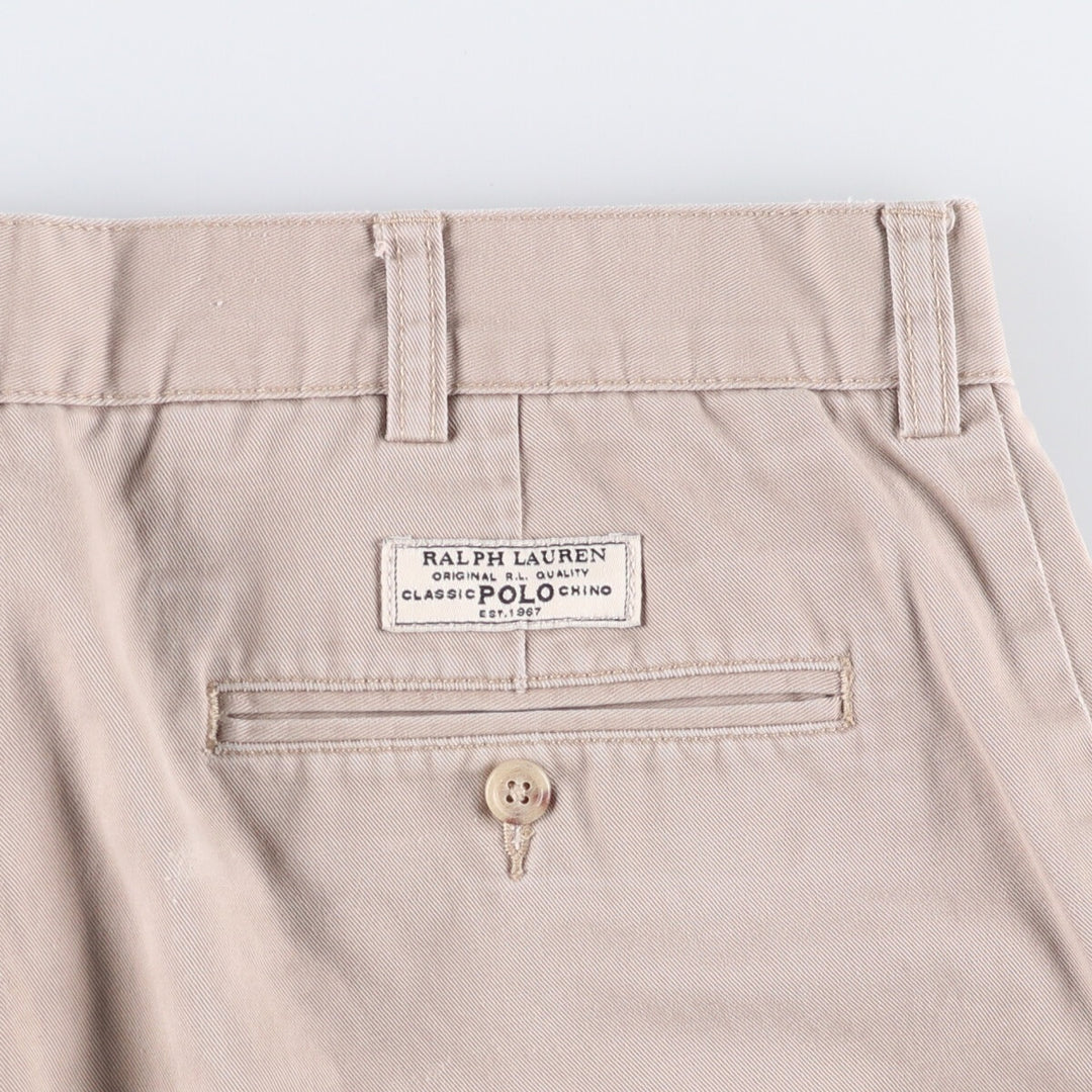 Ralph Lauren POLO by Ralph Lauren PROSPECT SHORT Chino shorts Short pants Men's W34 equivalent cotton Beige type Vintage Second Hand