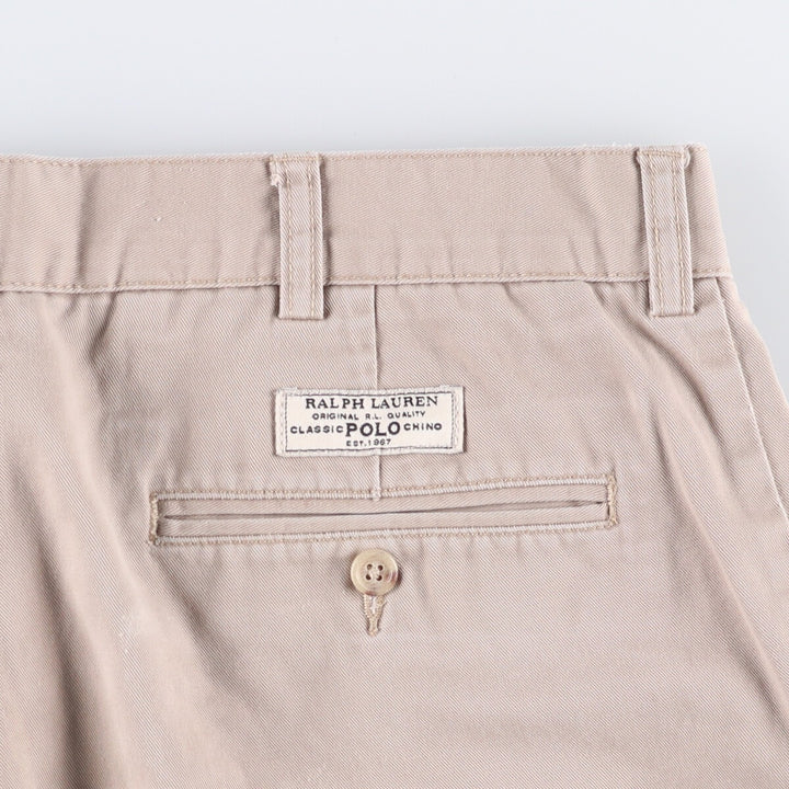 Ralph Lauren POLO by Ralph Lauren PROSPECT SHORT Chino shorts Short pants Men's W34 equivalent cotton Beige type Vintage Second Hand