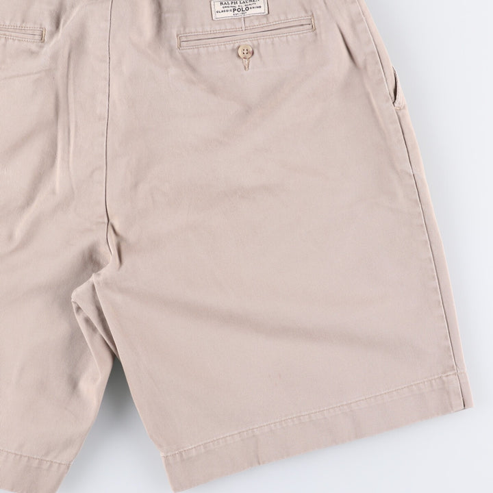 Ralph Lauren POLO by Ralph Lauren PROSPECT SHORT Chino shorts Short pants Men's W34 equivalent cotton Beige type Vintage Second Hand