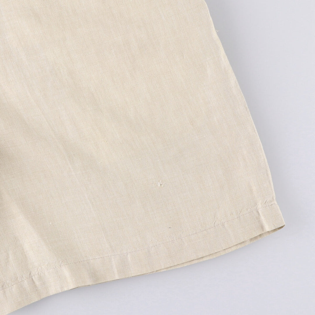 JOS. A. BANK Two-pleat Linen Shorts, Men's Size W36 linen unbleached Vintage Second Hand