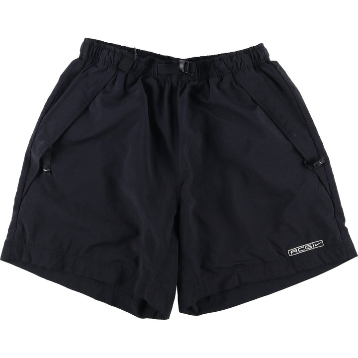 90'S Vintage Nike ACG Nylon Shorts, Men's XL unclear black type Vintage Second Hand