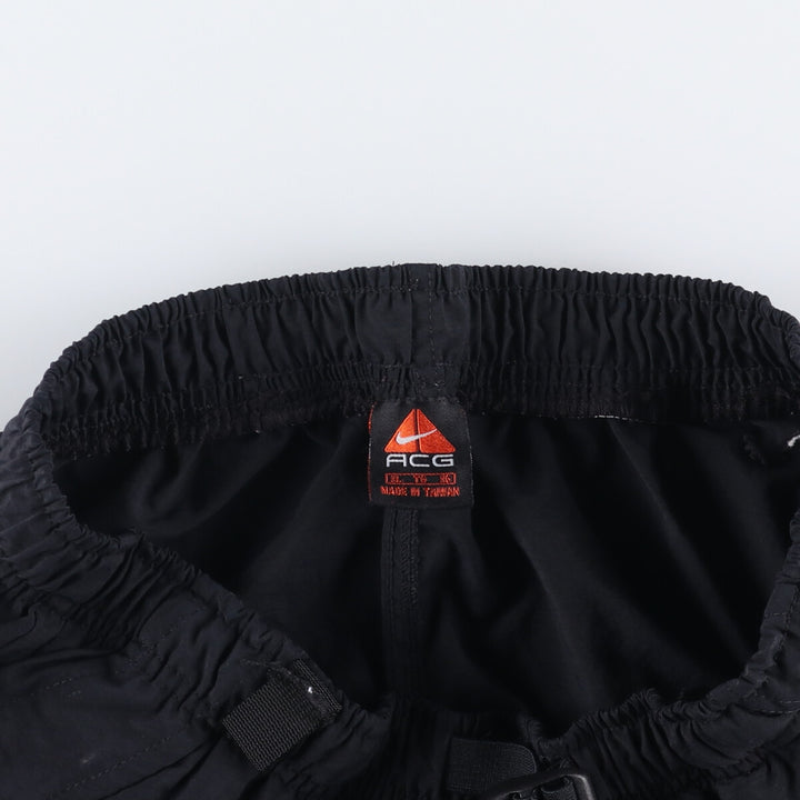 90'S Vintage Nike ACG Nylon Shorts, Men's XL unclear black type Vintage Second Hand