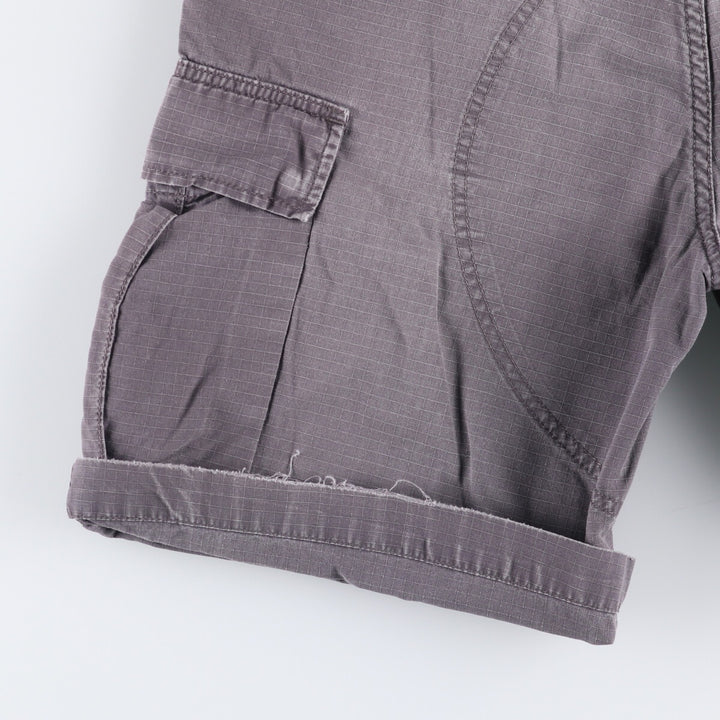 Carhartt Cargo Barmuda Ripstop Cargo Shorts, Men's Size W32 cotton gray type Vintage Second Hand
