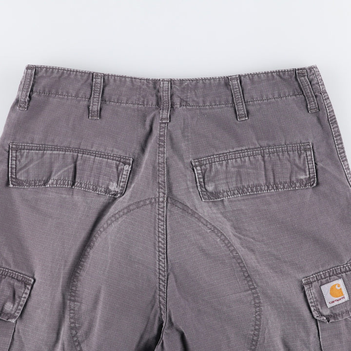Carhartt Cargo Barmuda Ripstop Cargo Shorts, Men's Size W32 cotton gray type Vintage Second Hand