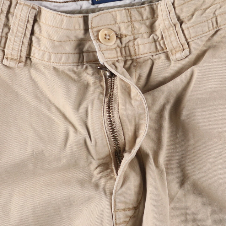 Ralph Lauren POLO RALPH LAUREN cargo shorts, half pants, men's size w33 cotton Beige type Vintage Second Hand