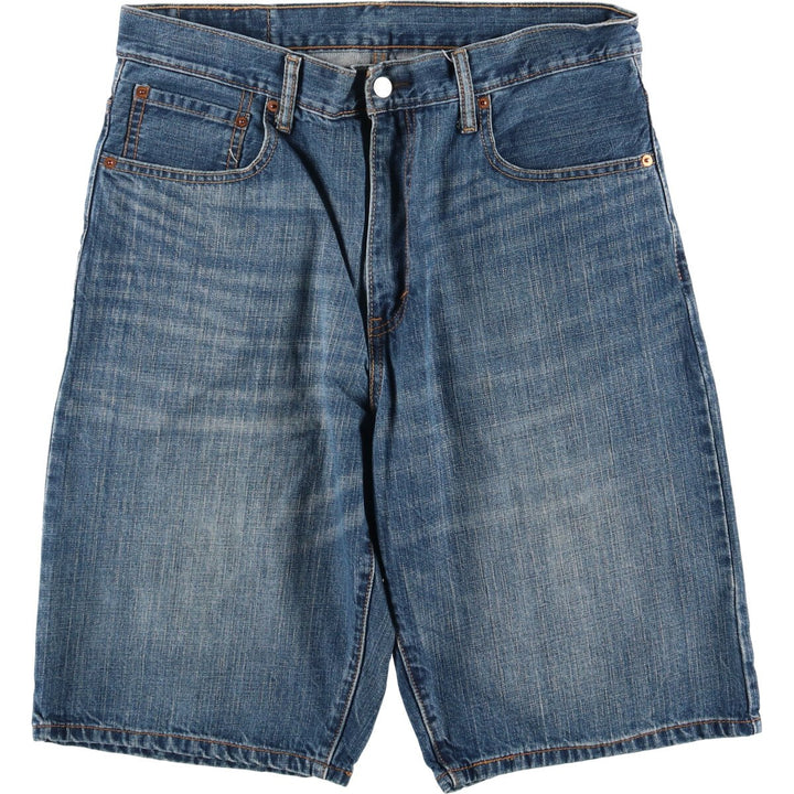 Levi's 569 denim shorts, half pants, jorts, men's size w36 cotton blue type Vintage Second Hand
