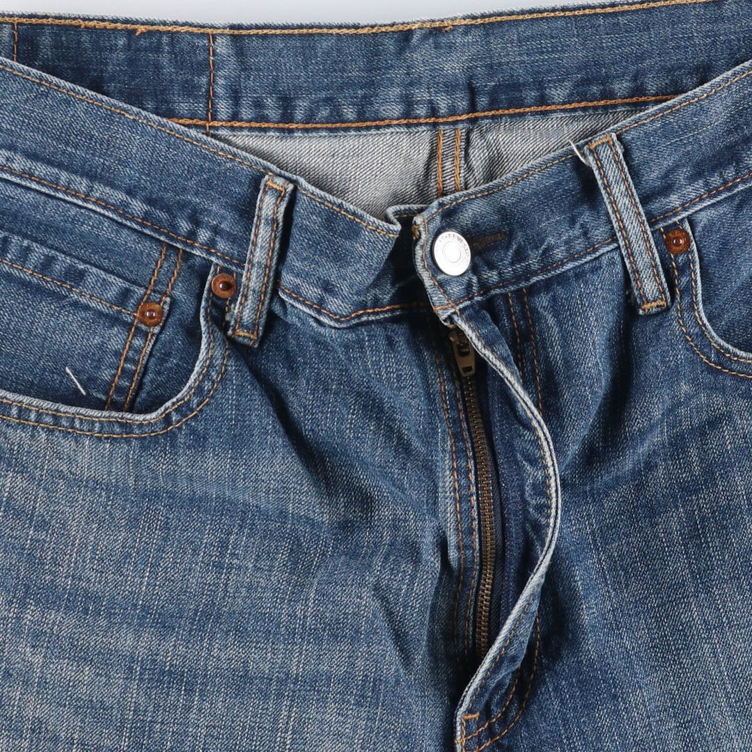 Levi's 569 denim shorts, half pants, jorts, men's size w36 cotton blue type Vintage Second Hand