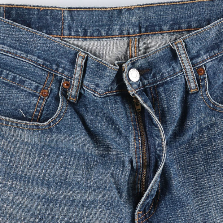 Levi's 569 denim shorts, half pants, jorts, men's size w36 cotton blue type Vintage Second Hand