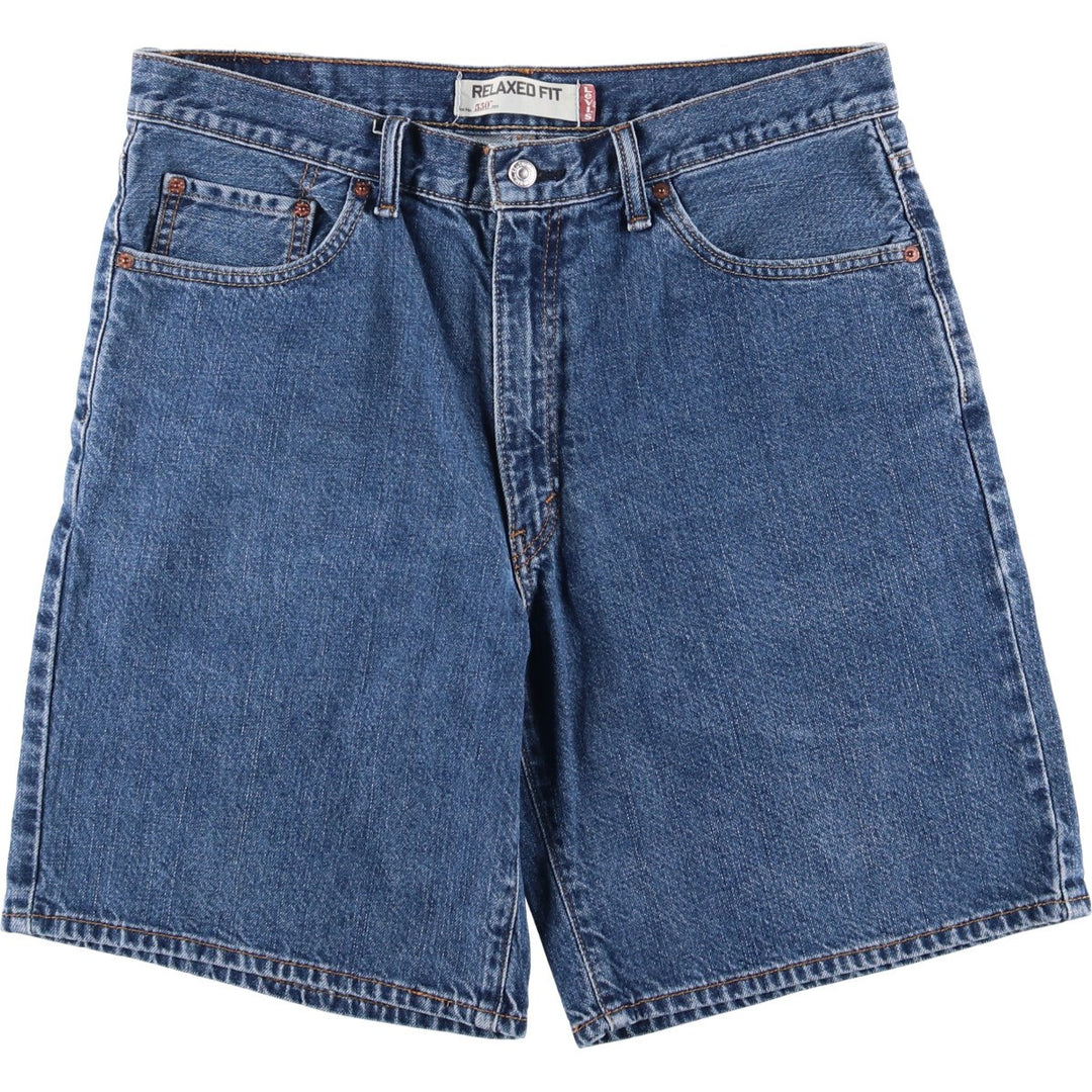 Levi's 550 Relaxed Fit Denim Shorts, Men's Size W37 cotton blue type Vintage Second Hand