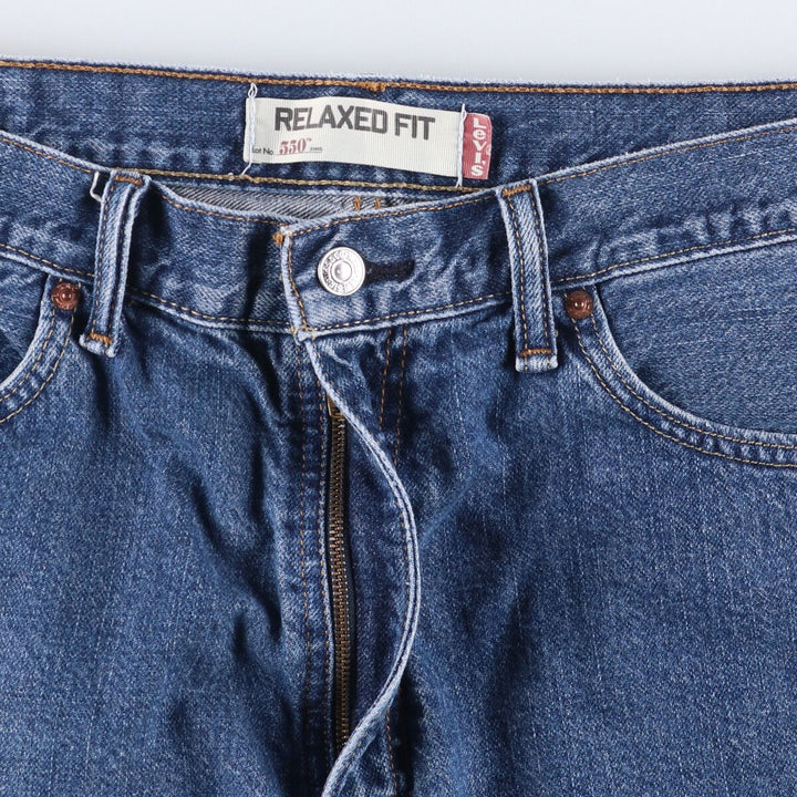 Levi's 550 Relaxed Fit Denim Shorts, Men's Size W37 cotton blue type Vintage Second Hand
