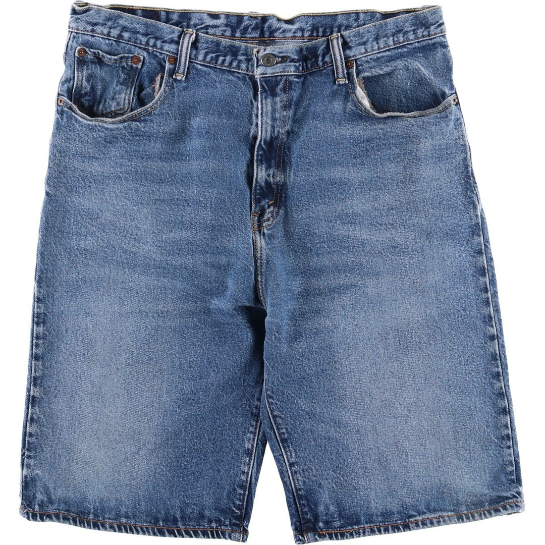 Levi's 569 denim shorts, half pants, jorts, men's size W34 cotton blue type Vintage Second Hand