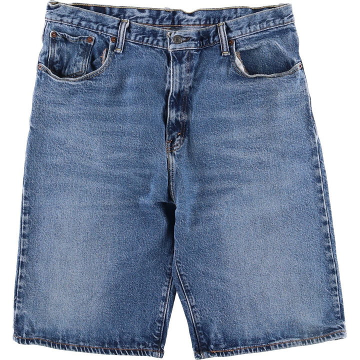 Levi's 569 denim shorts, half pants, jorts, men's size W34 cotton blue type Vintage Second Hand