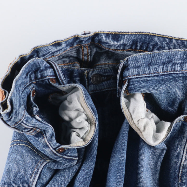 Levi's 569 denim shorts, half pants, jorts, men's size W34 cotton blue type Vintage Second Hand