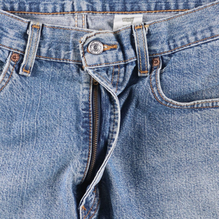 2000'S Levi's 569 Loose Fit Denim Shorts (Men's Size 34) cotton blue type Vintage Second Hand