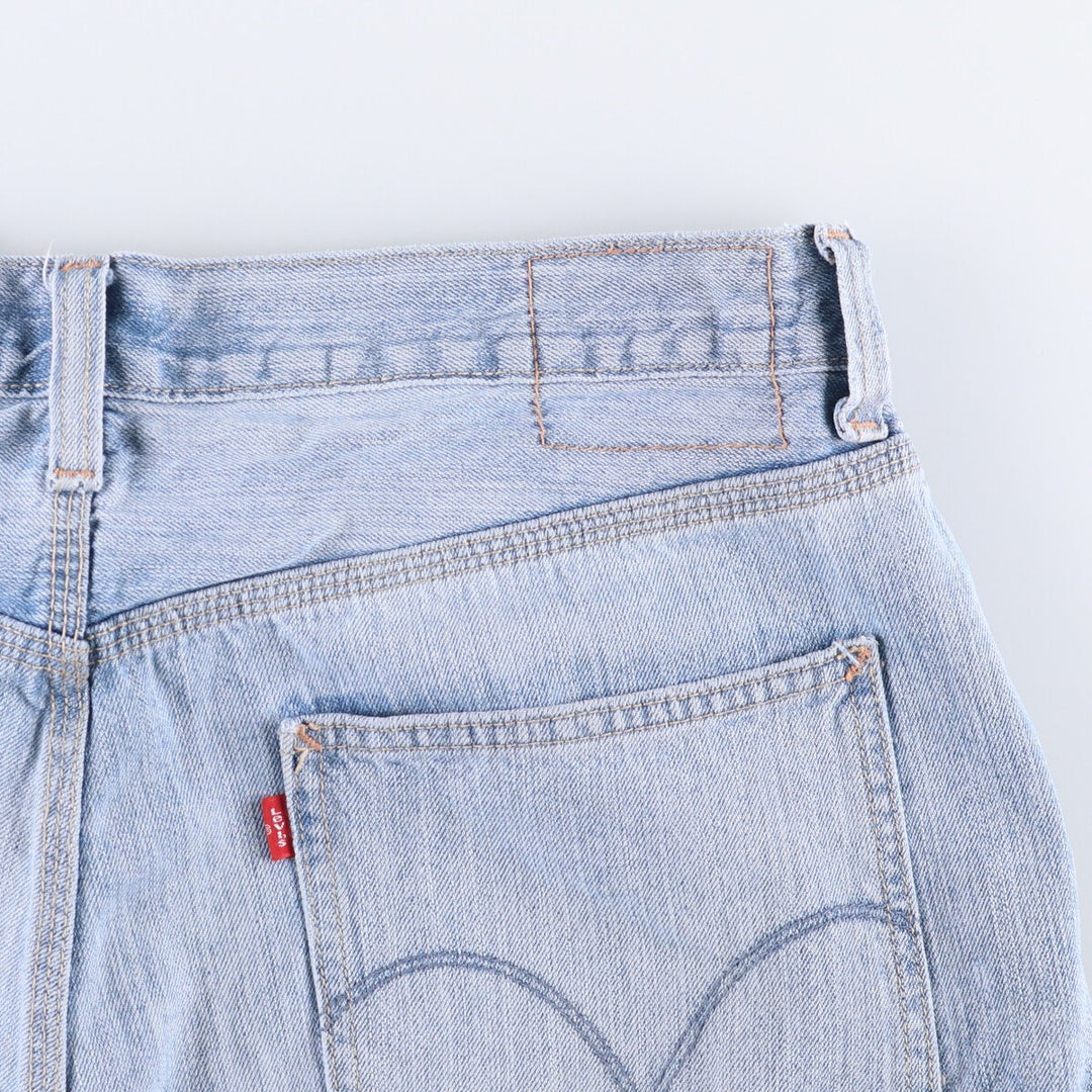 90'S Levi's Carpenter denim shorts, men's size 34 cotton blue type Vintage Second Hand