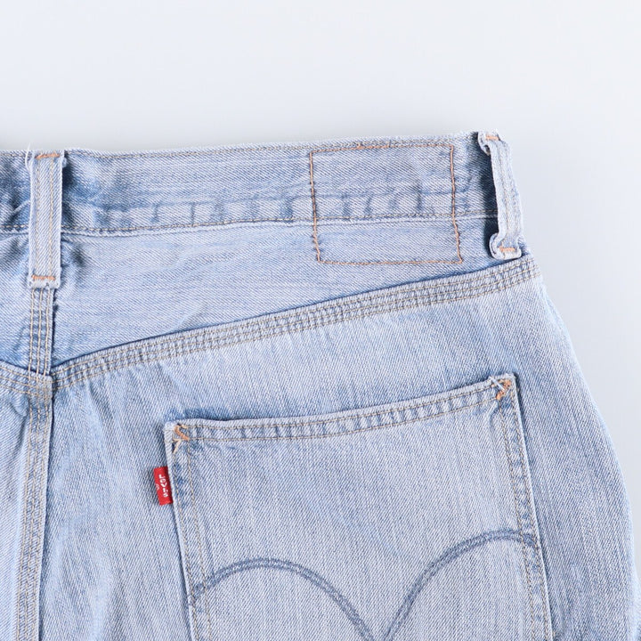 90'S Levi's Carpenter denim shorts, men's size 34 cotton blue type Vintage Second Hand