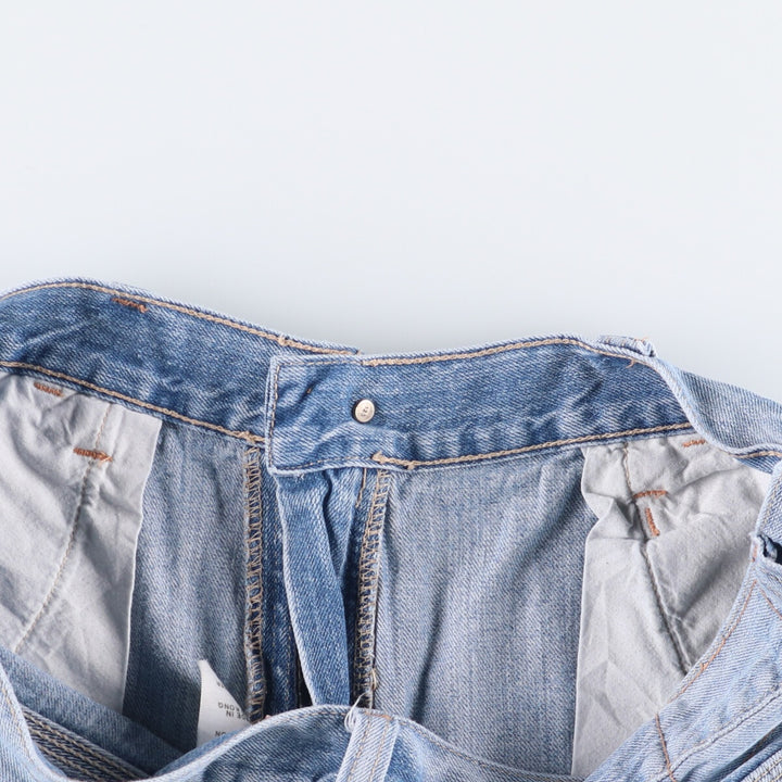 90'S Levi's Carpenter denim shorts, men's size 34 cotton blue type Vintage Second Hand