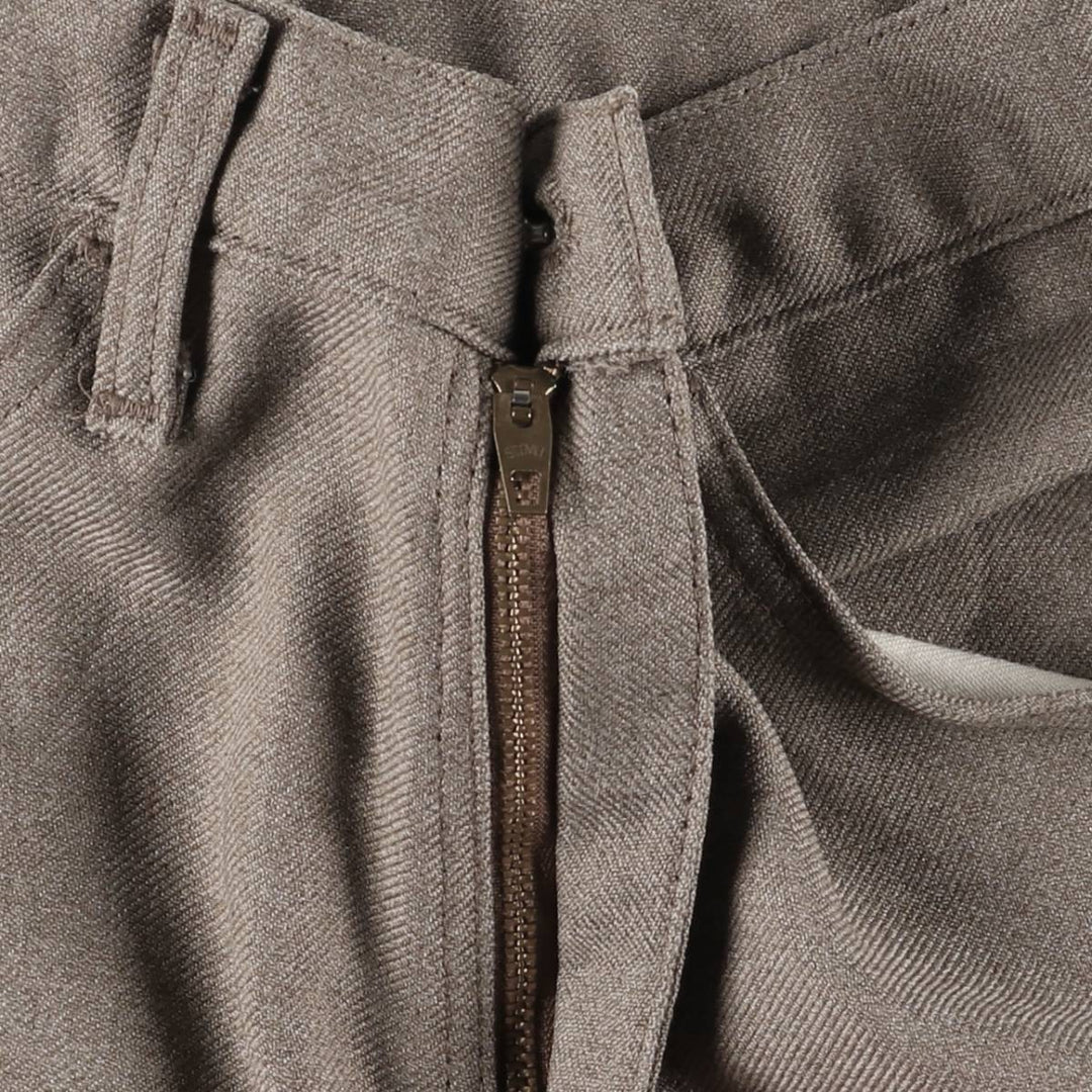 90'S Levi's STA-PREST flared pants (10517-9125), made in the USA, men's size W32, vintage. polyester gray type Vintage Second Hand