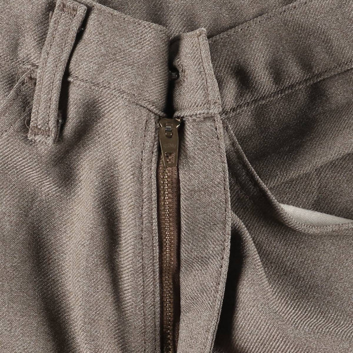 90'S Levi's STA-PREST flared pants (10517-9125), made in the USA, men's size W32, vintage. polyester gray type Vintage Second Hand