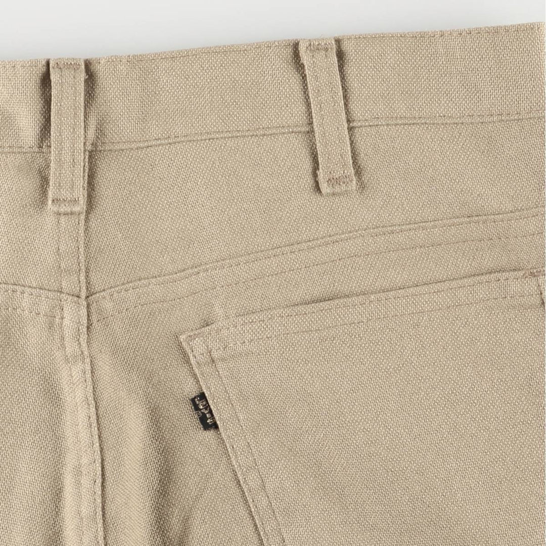 90'S Levi's STA-PREST flared pants (10517-4421), made in the USA, men's size 33, vintage unclear Beige type Vintage Second Hand