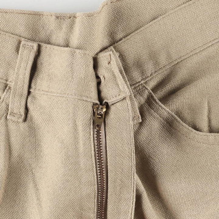 90'S Levi's STA-PREST flared pants (10517-4421), made in the USA, men's size 33, vintage unclear Beige type Vintage Second Hand